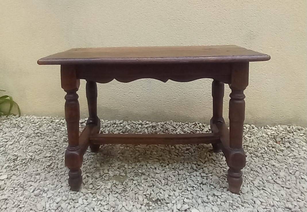 19th century oak coffee table