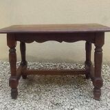 Table basse en chêne XIX siècle