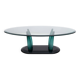Vintage Italian Murano Glass Coffee Table by Seguso, 1989