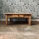 Table basse de ferme vintage (rénovée)
