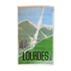 Affiche originale Tourisme "Lourdes" Hervé Baille 62x101cm 1947