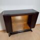 Art Deco Sideboard with Vitrine in Macassar Ebony & Maple, Paris, 1930s