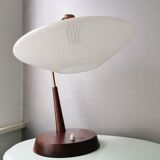 Lampe de table design Temde Leuchten capot en verre années 60