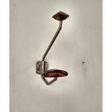 Old coat rack in metal and wood