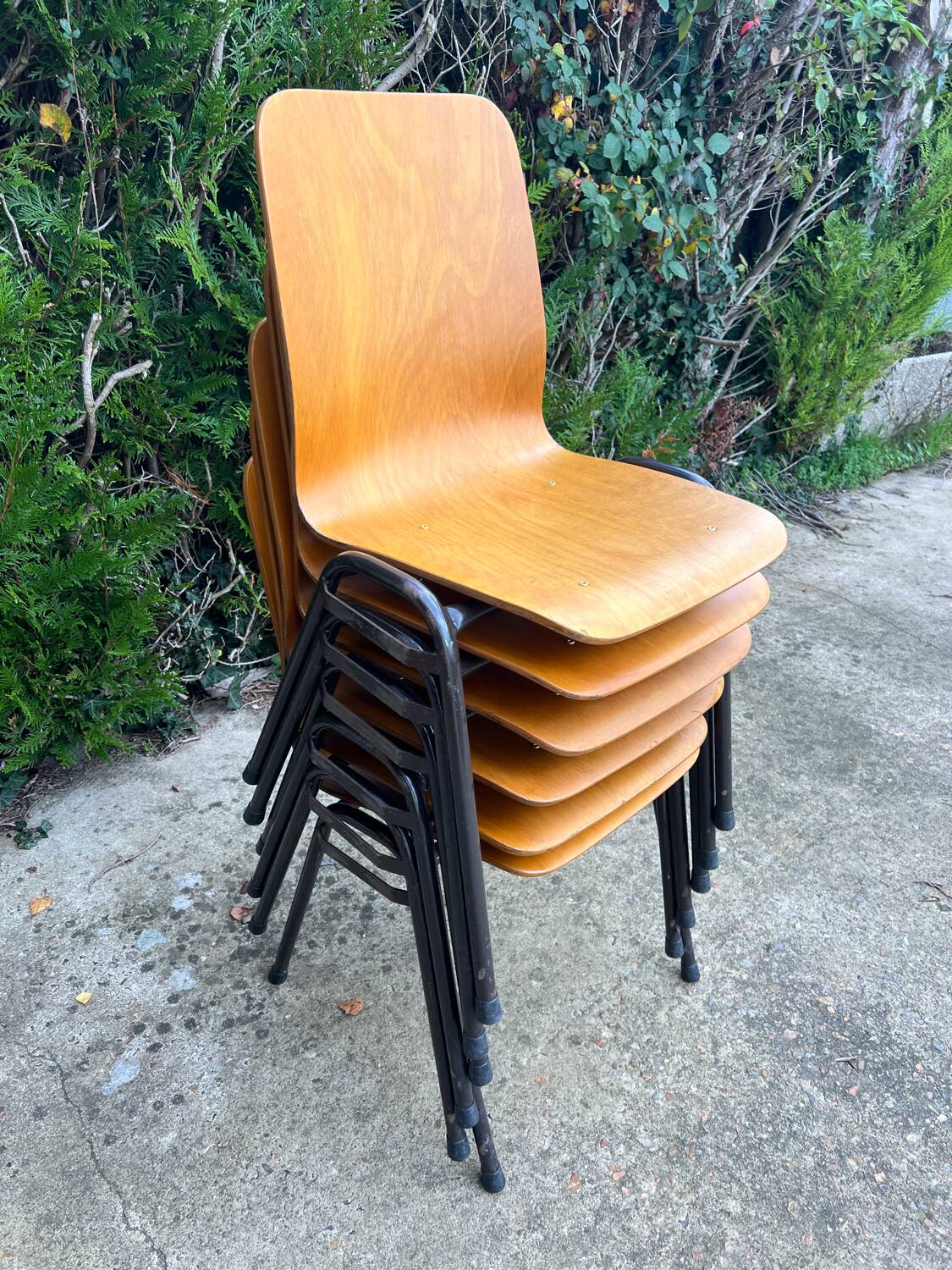 Set of 6 Scandinavian chairs