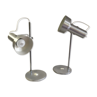 Set of 2 vintage articulated lamps - 60s