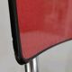 Jacques Hitier Chair 1950 Tubauto Red Bakelite Style Seat