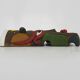 Vintage wall mask of Brazilian popular art by MOURA in clay.