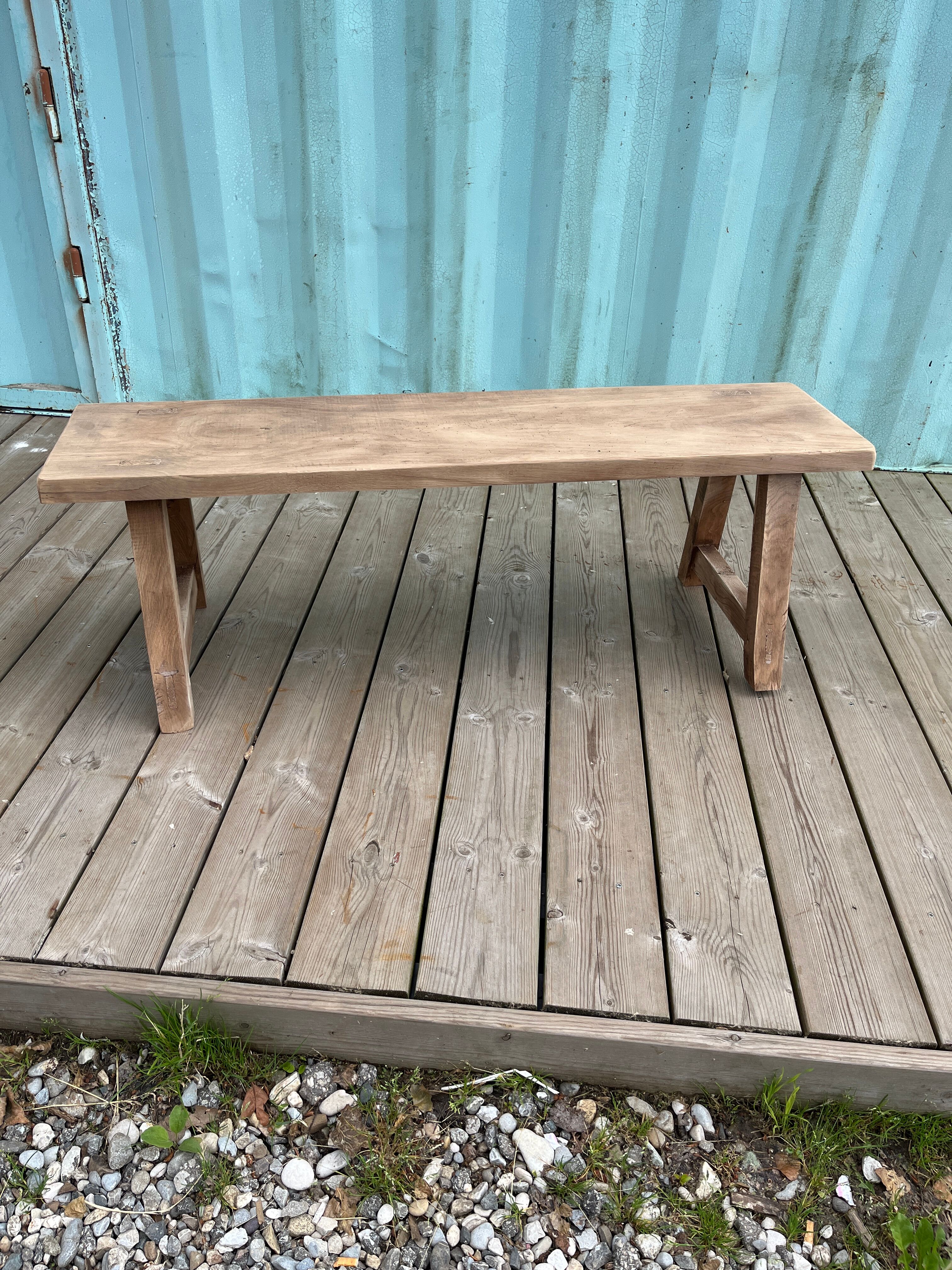 Oak bench