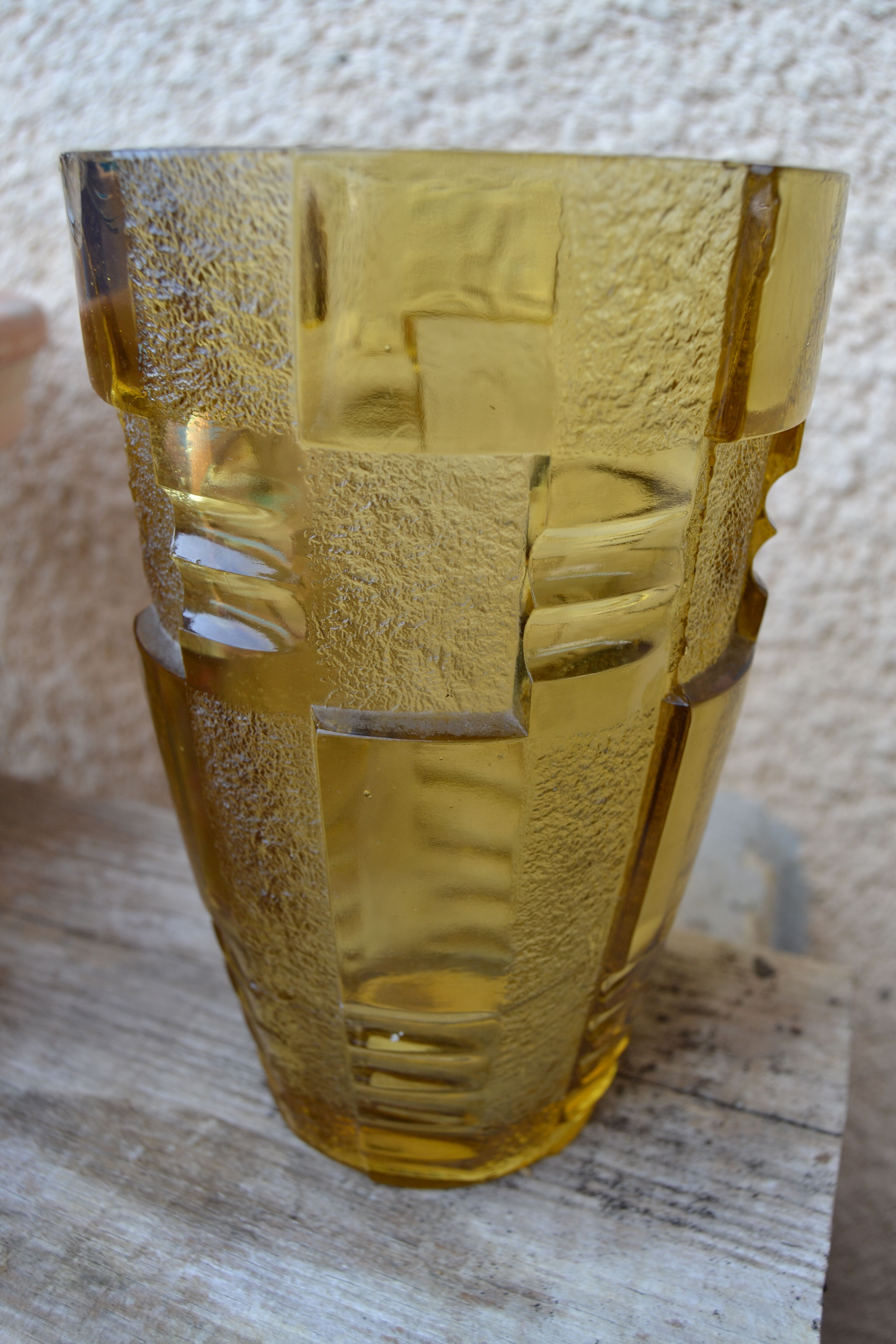 Daum style vase, 1930s