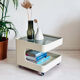 Vintage space age trolley coffee table Opal Mōbel 1970’s