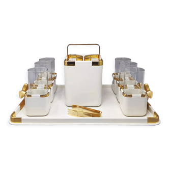 1970s Hans Turnwald Collection set in Hollywood Regency style. Made in Germany