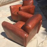 Pair of armchairs "club"