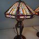 Set de 2 lampes Tiffany