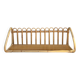 Superb and rare vintage rattan shelf.