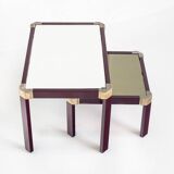 Vintage Regency Style Nesting Tables Attribution Roméo Rega France 70s