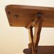 Solid oak dining table by Henning Kjærnulf, Denmark, 1960s
