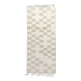 Berber carpet cream tiles 80x185 cm