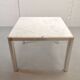Artifort Dutch Design White Marble & Aluminium Dining Table by Kho Liang