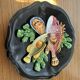 Palissy Vallauris majolica wall plate circa 1950