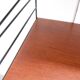 Nisse String shelf in teak, retro vintage style from the 60s-70s.