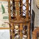 Tables d'appoint vintage en bambou et rotin