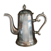 Art Deco silver metal coffee maker