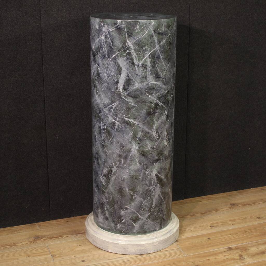 20th century lacquered and painted Italian column