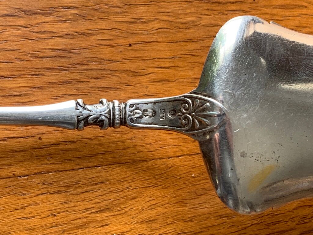 Cake Shovel Solid Silver Hallmark Copenhagen Denmark 1911