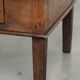 Antique walnut 18th-century Southern European coffee table with two drawers