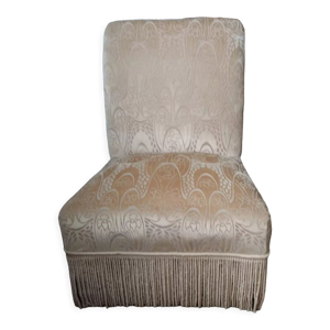 chaise pantoufle velours