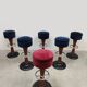 Vintage French café bar stools Art deco style