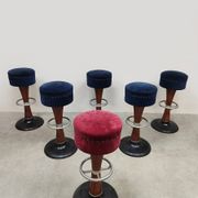 Vintage French café bar stools Art deco style
