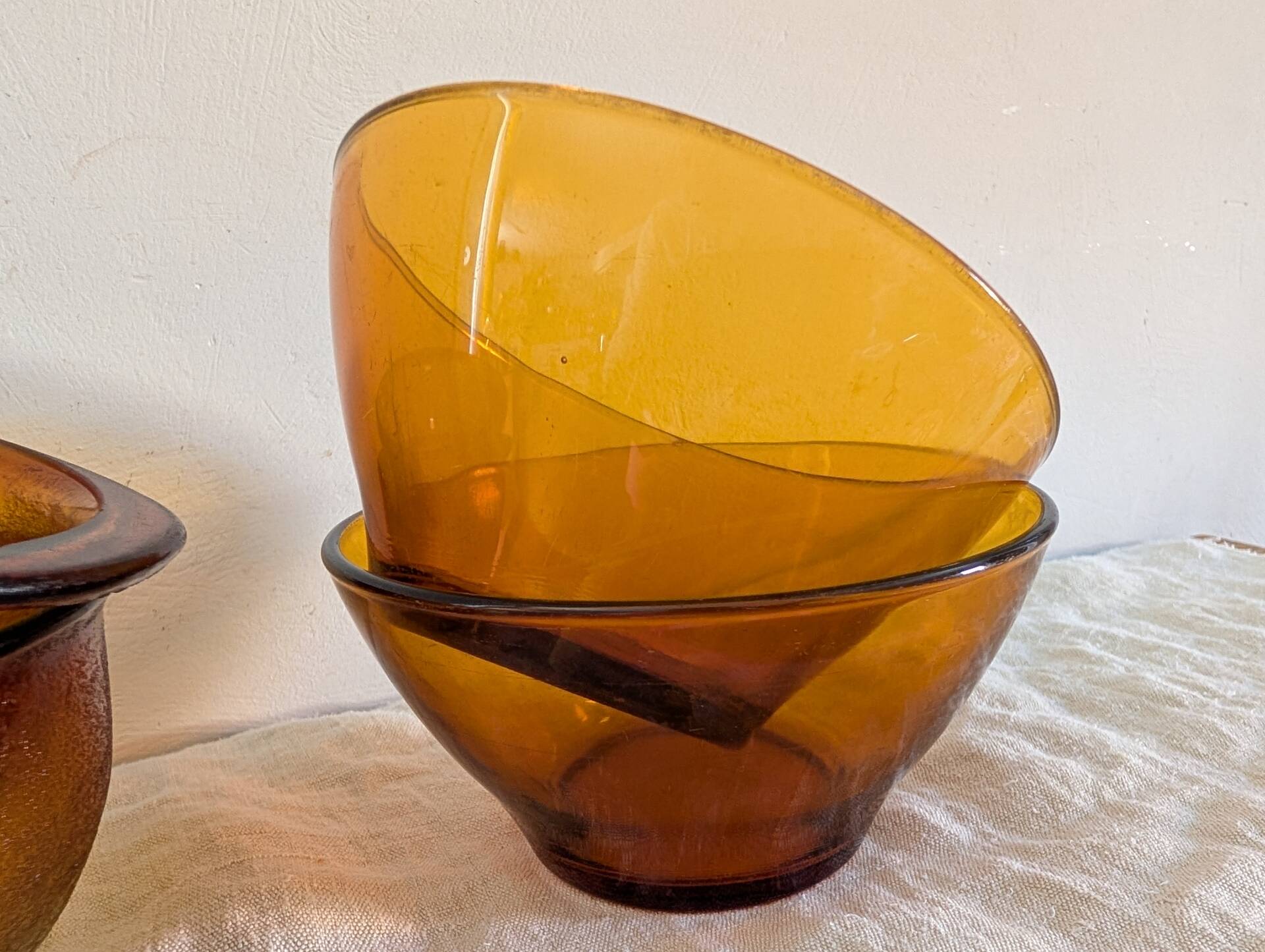 Mismatched amber quartet – 1970s