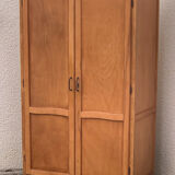 Parisian wardrobe vintage beech 1970