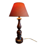 Lampe à poser pied bois année 70