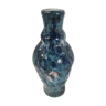 Vase céramique bleu vintage