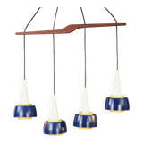 Very rare chandelier by Danish Voss Belysning  - Denmark 1950s