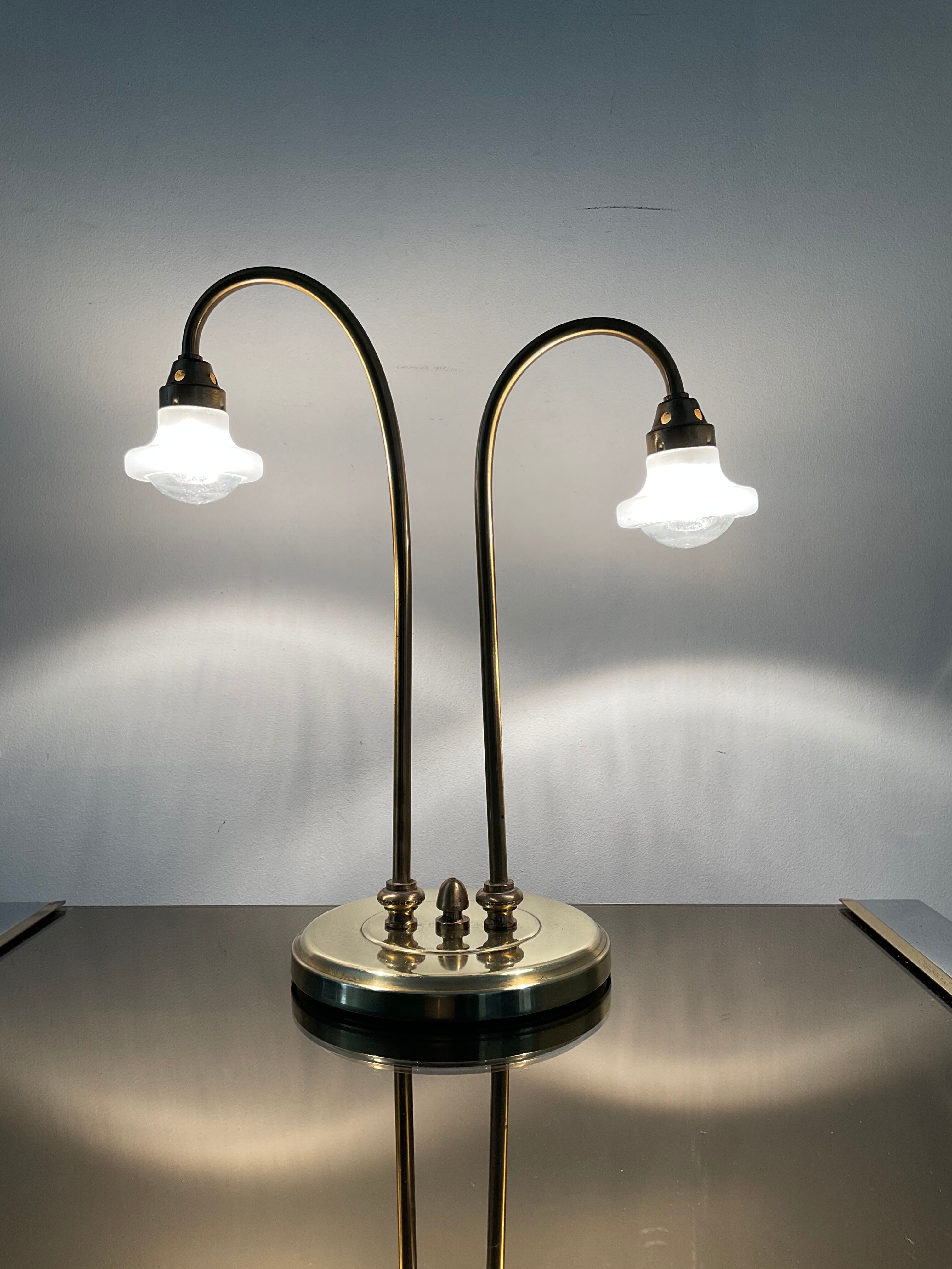 Vintage brass lamp from the 70s