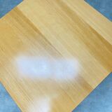 Table basse danoise pin age pieds eiffel bois