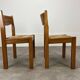 Paire de chaises maison Regain en orme et paille