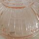 Pink glass bowl
