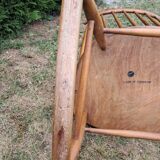Rocking chair scandinave conçu par Illum Wikkels pour Niels Eilersen