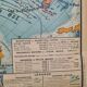 Vintage large format school map - Indian Ocean