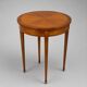 Oval guéridon Louis XVI — Sun marquetry — 19th century