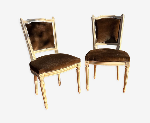 Paire de chaises Style Louis XVI