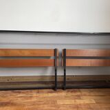 Lit 1 place, daybed en métal et teck Dico Holland, 1960