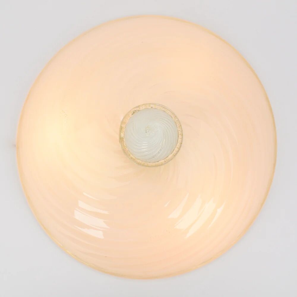 Plafonnier en verre Murano Barovier & Toso, milieu du siècle