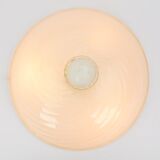 Plafonnier en verre Murano Barovier & Toso, milieu du siècle