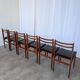Set of 14 Vintage Scandinavian Dining Chairs / Yugoslav Wooden Bistro Chair